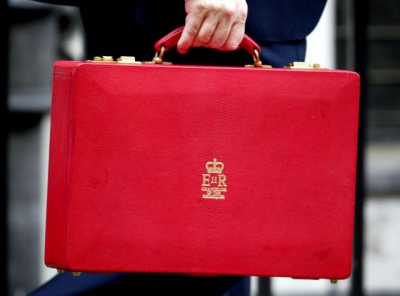 The red briefcase- chancellor of the exchequer