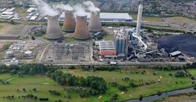 Rugely power station from above