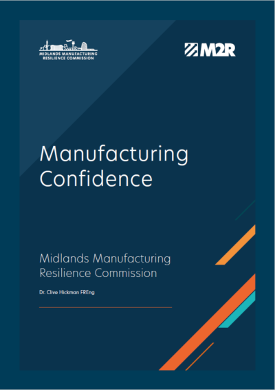 Manufacturing Resilience Report Front Cover