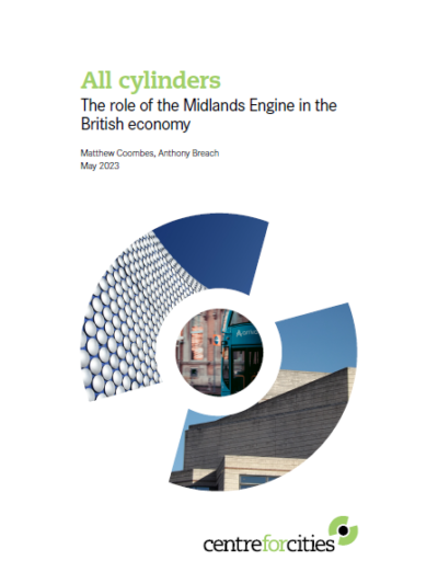 All cyclinders – The role of the Midlands Engine in the British economy cover